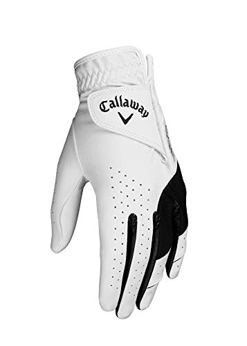 Callaway Golf Damen Weather Spann Handschuh , 2 Stück, Weiß