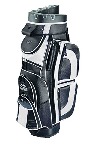 Longridge EZE Kaddy Pro Kart-Tasche - Schwarz/Weiß