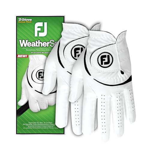 FootJoy WeatherSof Herren-Golfhandschuhe, 2er-Pack
