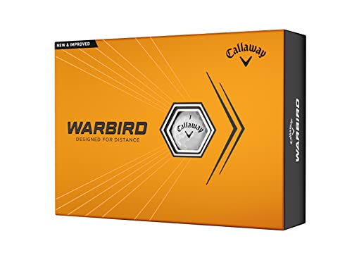 Callaway Warbird Golfbälle (Version 2023, weiß), one dozen