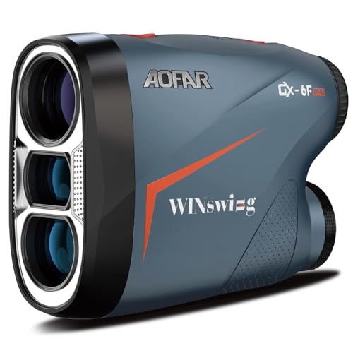 AOFAR GX-6F PRO Golf Laser Entfernungsmesser mit Neigung Geräten, 600Y, Kontinuierlichem Scan, Flaggensperre mit Pulsvibration, Zugelassen für den Wettbewerb, 0,2-Sekunden-Auslesung, Upgrade-Version